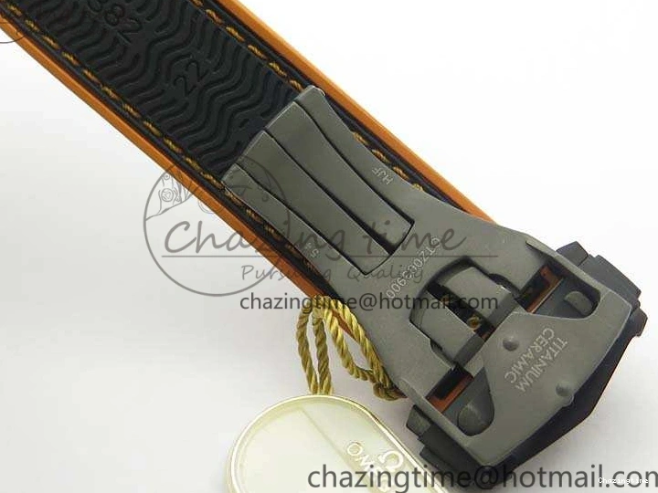 0504 Planet Ocean Master Chronometer Chrono DLC OM 1:1 Best Edition Black Dial On Nylon Strap A Chic 8103